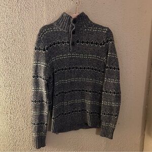 American Eagle Athletic Fit Men's Collared Sweater Size M Warm Business Casual